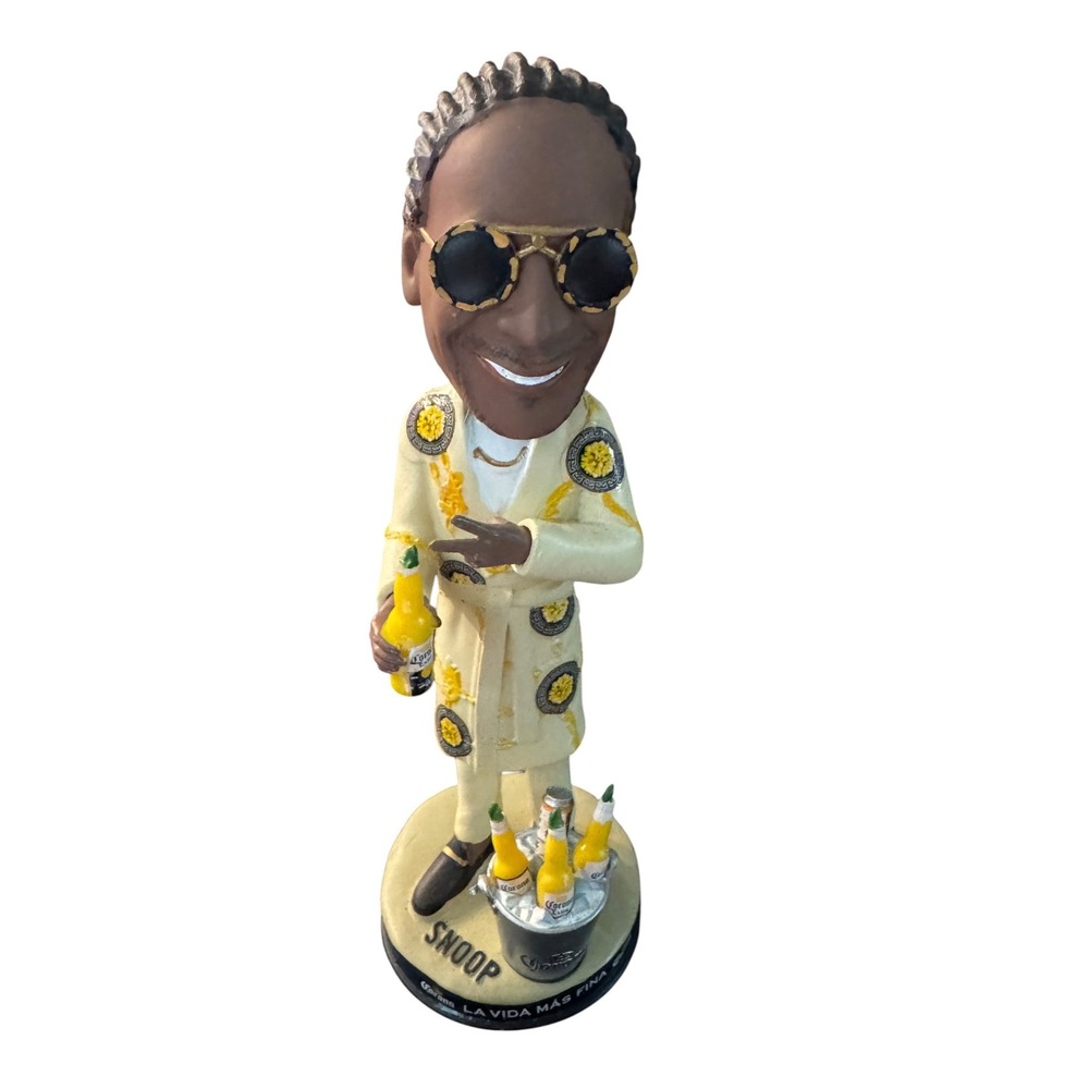 Corona Snoop Dogg La Vida Mas Fina Bobblehead Beer 2022 Collectible 7" NWB
